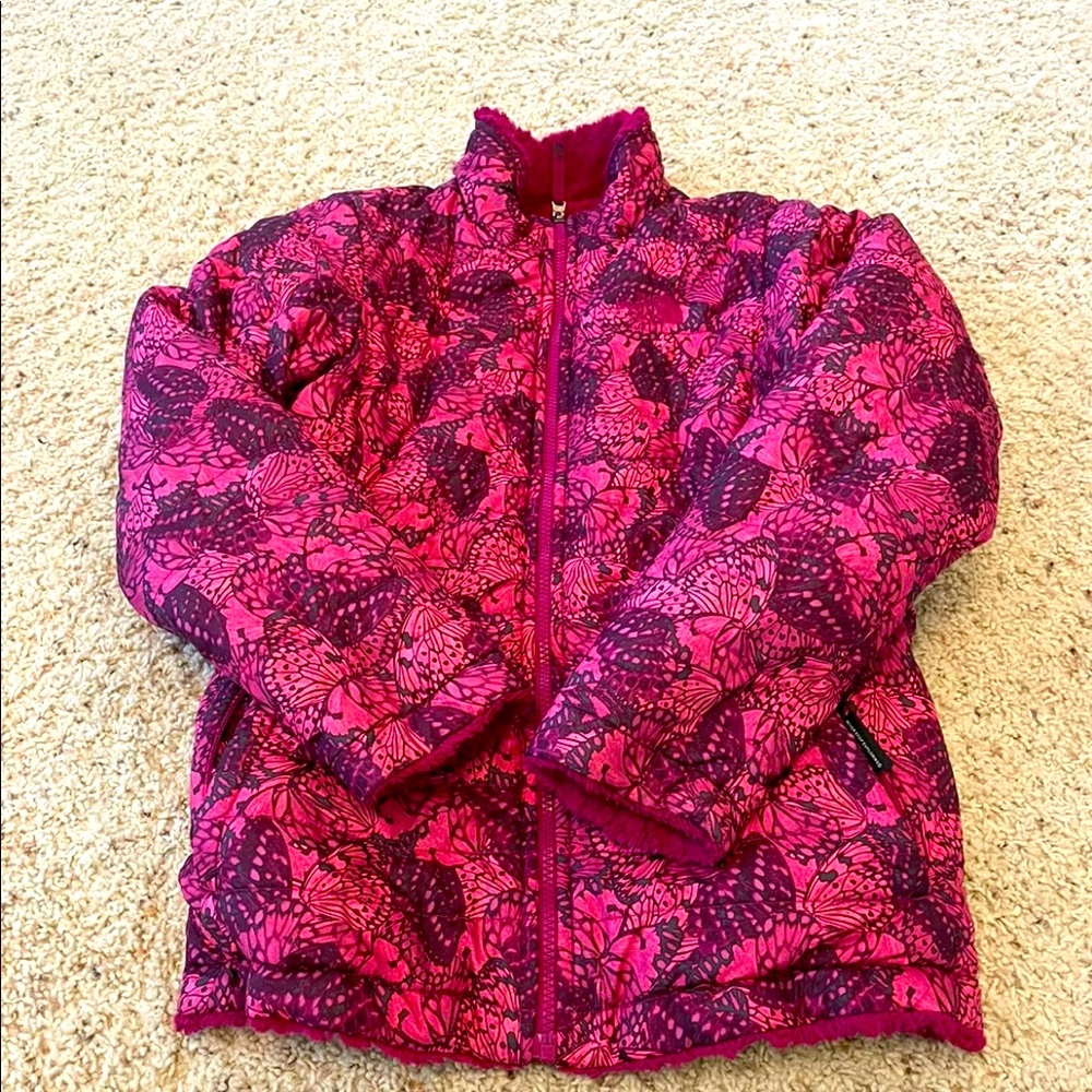 north face reversible mossbud xl